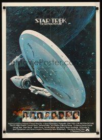 4j153 STAR TREK special 19x26 '79 William Shatner, Leonard Nimoy, cool art of Enterprise!