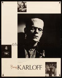 4j160 TRIBUTE TO BORIS KARLOFF special 22x28 '88 cool images of actor in most famous roles!
