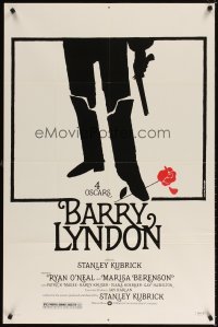 4m065 BARRY LYNDON 1sh '75 Stanley Kubrick, Ryan O'Neal, historical war melodrama!