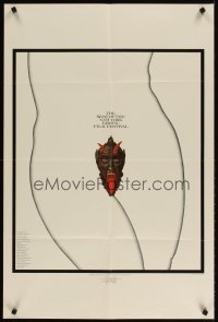 4m078 BEST OF THE NEW YORK EROTIC FILM FESTIVAL 1sh '73 wild devil's head artwork!