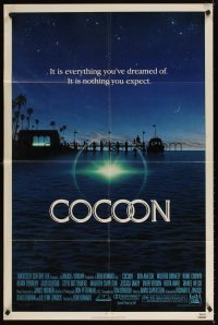4m173 COCOON 1sh '85 Ron Howard classic, Don Ameche, Wilford Brimley, Tawnee Welch