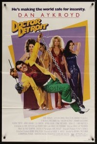 4m233 DOCTOR DETROIT 1sh '83 Dan Aykroyd makes the world safe for insanity, sexy Donna Dixon!