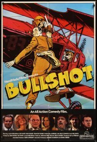 4m125 BULLSHOT English 1sh '83 wacky English parody of the Bulldog Drummond series!