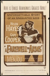 4m275 FAREWELL TO ARMS 1sh R49 Gary Cooper, Helen Hayes, Ernest Hemingway!