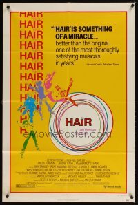 4m358 HAIR style B1 1sh '79 Milos Forman, Treat Williams, musical, let the sun shine in!