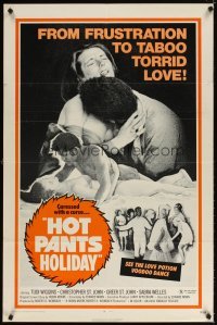 4m389 HOT PANTS HOLIDAY 1sh '71 voodoo sex, from frustration to taboo torrid love!