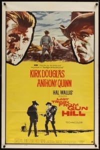 4m462 LAST TRAIN FROM GUN HILL 1sh '59 Kirk Douglas, Anthony Quinn, directed by John Sturges!