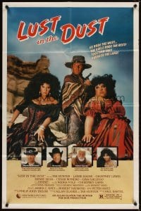 4m490 LUST IN THE DUST 1sh '84 Divine, Tab Hunter, together they ravaged the land, wild image!