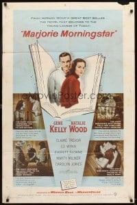 4m522 MARJORIE MORNINGSTAR 1sh '58 Gene Kelly, Natalie Wood, from Herman Wouk's novel!