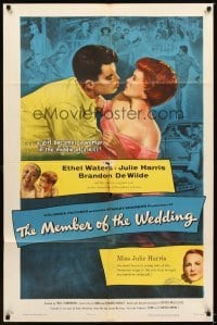 4m542 MEMBER OF THE WEDDING 1sh '53 Miss Julie Harris becomes a woman in the middle of a kiss!