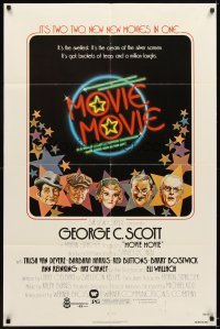 4m572 MOVIE MOVIE 1sh '78 George C. Scott, Stanley Donen directed parody of 1930s movies!