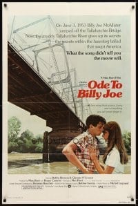 4m632 ODE TO BILLY JOE 1sh '76 Robby Benson & Glynnis O'Connor, movie based on Bobbie Gentry song!