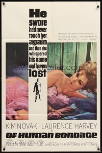 4m633 OF HUMAN BONDAGE 1sh '64 super sexy Kim Novak can't help being what she is!