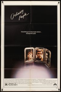 4m646 ORDINARY PEOPLE 1sh '80 Donald Sutherland, Mary Tyler Moore, directed by Robert Redford!