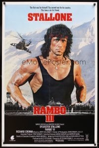 4m729 RAMBO III int'l 1sh '88 Sylvester Stallone returns as John Rambo, cool image!