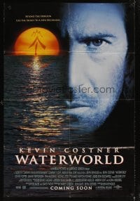 4m951 WATERWORLD advance DS 1sh '95 Kevin Costner sci-fi, Dennis Hopper, Jeanne Tripplehorn!