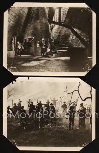 4p904 BRIDE OF FRANKENSTEIN 2 8x10 stills '35 great images inside castle & with angry villagers!