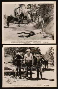4p909 CAVALRY SCOUT 2 8x10 stills '51 great images of cowboy Rod Cameron!