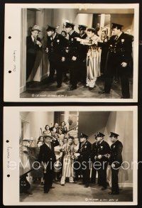 4p912 COLD TURKEY 2 8x11 key book stills '40 wacky images of Harry Langdon in trouble with cops!