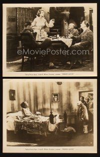4p924 FRENCH LEAVE 2 8x10 stills '30 Madeleine Carroll, World War I comedy!
