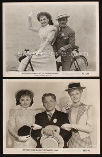 4p978 STRAWBERRY BLONDE 2 8x10 stills R57 James Cagney, Olivia De Havilland & Rita Hayworth!