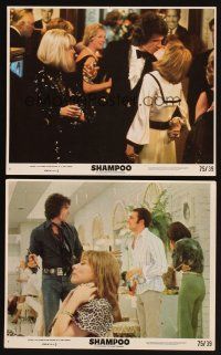 4p232 SHAMPOO 2 8x10 mini LCs '75 Warren Beatty, Julie Christie & Goldie Hawn!