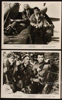 4p743 633 SQUADRON 4 8x10 stills '64 Cliff Robertson & George Chakiris fight Nazis!