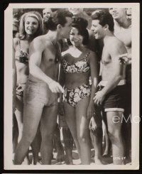 4p838 BIKINI BEACH 3 8x10 stills '64 Frankie Avalon, Annette Funicello, great images!