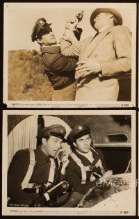 4p749 BLACKHAWK 4 8x10 stills '52 Kirk Alyn, from different chapters of the D.C. comic book serial!