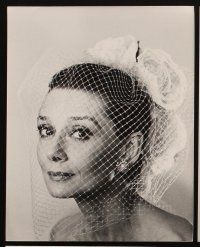 4p521 BLOODLINE 8 7x10 stills '79 all head & shoulders portraits of Audrey Hepburn!