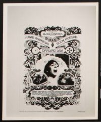 4p356 DARLING LILI 68 8x10 stills '70 Julie Andrews, Rock Hudson, includes candids & artwork!