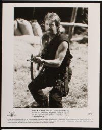 4p598 DELTA FORCE 2 7 8x10 stills '90 Chuck Norris candid with director brother Aaron Norris!
