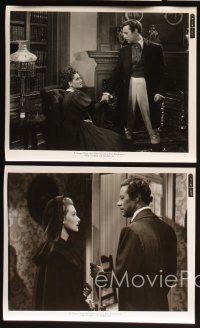 4p458 FOXES OF HARROW 10 8x10 stills '47 great images of Rex Harrison & pretty Maureen O'Hara!