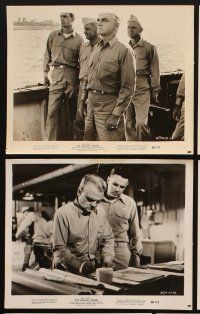 4p535 GALLANT HOURS 8 8x10 stills '60 James Cagney as Admiral Bull Halsey, Robert Montgomery