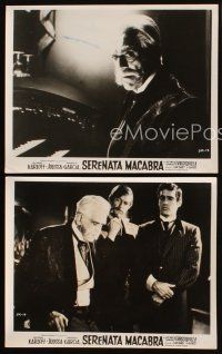 4p857 HOUSE OF EVIL 3 Spanish/U.S. 8x10 stills '68 Boris Karloff shown in all three!