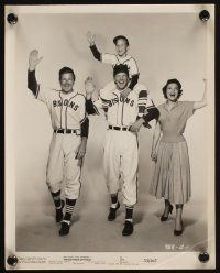 4p945 KID FROM LEFT FIELD 2 8x10 stills '53 Dan Dailey, Billy Chapin, great baseball images!
