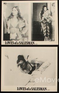4p788 LOVES OF A SALESMAN 4 8x10 stills '75 great images with sexy half-naked women!