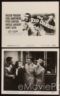 4p386 RED DANUBE 16 8x10 stills '49 Leigh, Lansbury, Barrymore, Pidgeon, Lawford, 24-sheet image!