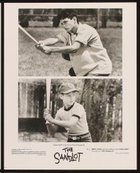 4p809 SANDLOT 4 8x10 stills '93 great images of best buddies playing baseball!