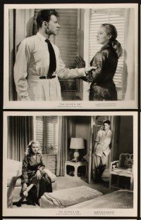 4p574 SEVENTH SIN 8 8x10 stills '57 sexy Eleanor Parker betrays Bill Travers, George Sanders!