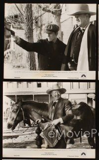 4p736 SHOOTIST 5 8x9.75 stills '76 cowboy John Wayne, James Stewart, directed by Don Siegel!