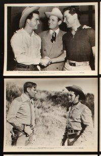 4p577 SONS OF NEW MEXICO 8 8x10 stills R54 Gene Autry leads cavalry cadets against range renegades!