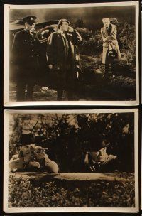 4p639 MURDER AT THE BASKERVILLES 7 7.25x9.5 stills '37 images of Arthur Wontner as Sherlock Holmes!