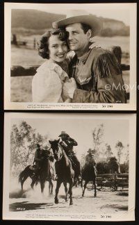 4p887 WEST OF THE BRAZOS 3 8x10 stills '50 Jimmy Shamrock Ellison & Russ Lucky Hayden!