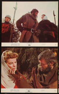 4p098 LION IN WINTER 8 color 8x10 stills '68 Katharine Hepburn, Peter O'Toole as Henry II!