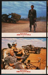 4p134 MAD MAX BEYOND THUNDERDOME 8 color English FOH LCs '85 Mel Gibson, Tina Turner, George Miller