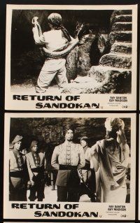 4p626 SANDOKAN AGAINST THE LEOPARD OF SARAWAK 7 English FOH LCs '64 Return of Sandokan!
