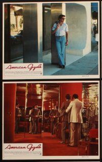 4p169 AMERICAN GIGOLO 7 8x10 mini LCs '80 male prostitute Richard Gere, Paul Schrader classic!