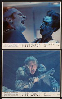 4p093 LIFEFORCE 8 8x10 mini LCs '85 Tobe Hooper directed, Steve Railsback, space vampires!