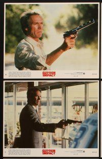 4p157 SUDDEN IMPACT 8 8x10 mini LCs '83 great images of Clint Eastwood as Dirty Harry!